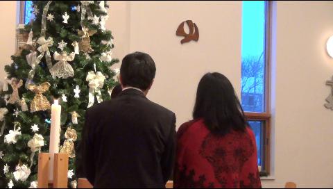 温尼伯华人信义会2016年12月25日主日敬拜赞美、受洗、转会、见证分享